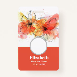 Carte de visite de badges personnalisés