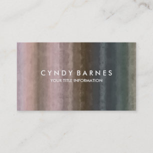 Carte de visite de bande aquarelle