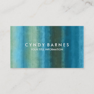 Carte de visite de bande aquarelle
