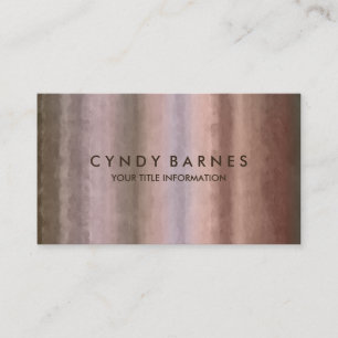 Carte de visite de bande aquarelle