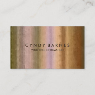 Carte de visite de bande aquarelle