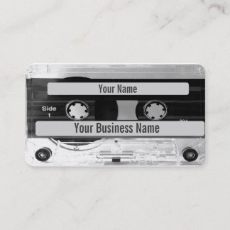 Carte de visite de bande de bande de musique audio