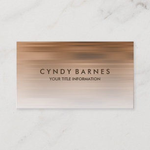 Carte de visite de bande de cuivre
