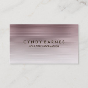 Carte de visite de bande rose