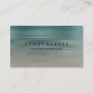 Carte de visite de bande turquoise et de type Taup