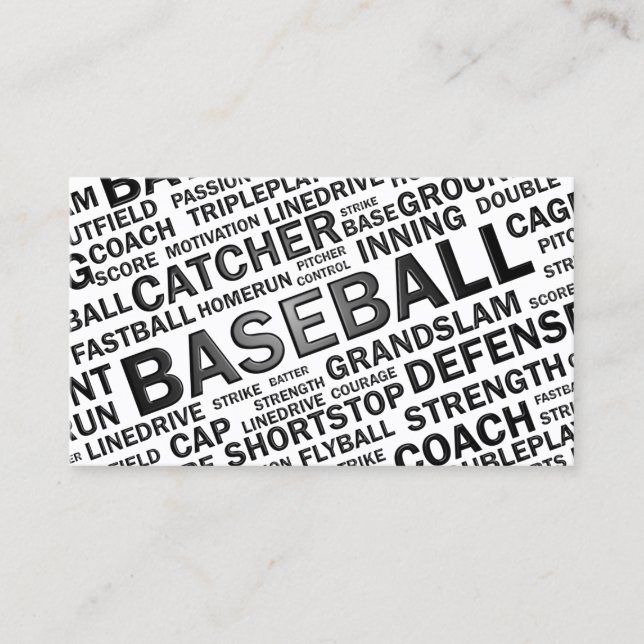 Carte de visite de base-ball (Devant)