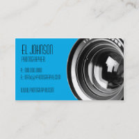 Carte de visite de base de photographie (sucrerie