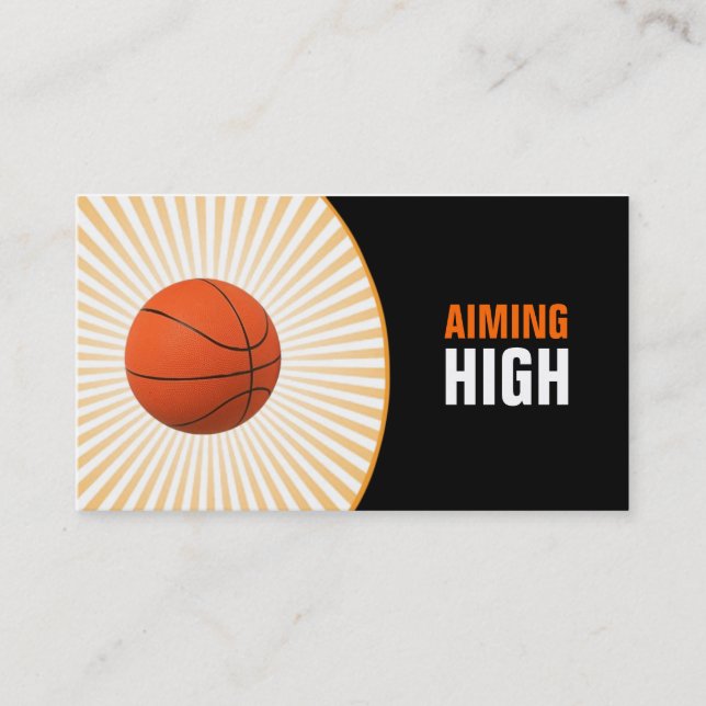 Carte de visite de basket-ball (Devant)