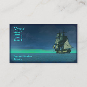 Carte de visite de bateau