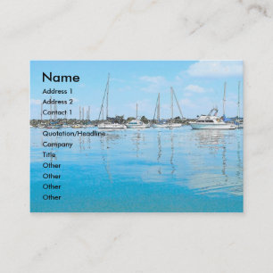 Carte de visite de bateaux