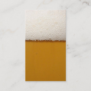 Carte de visite de bière