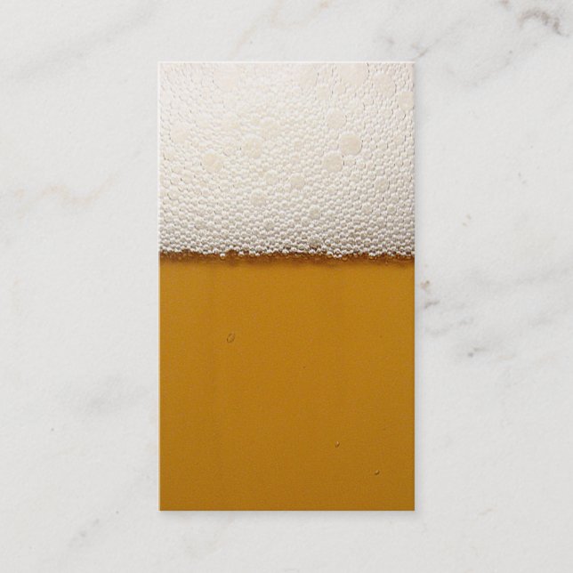 Carte de visite de bière (Devant)