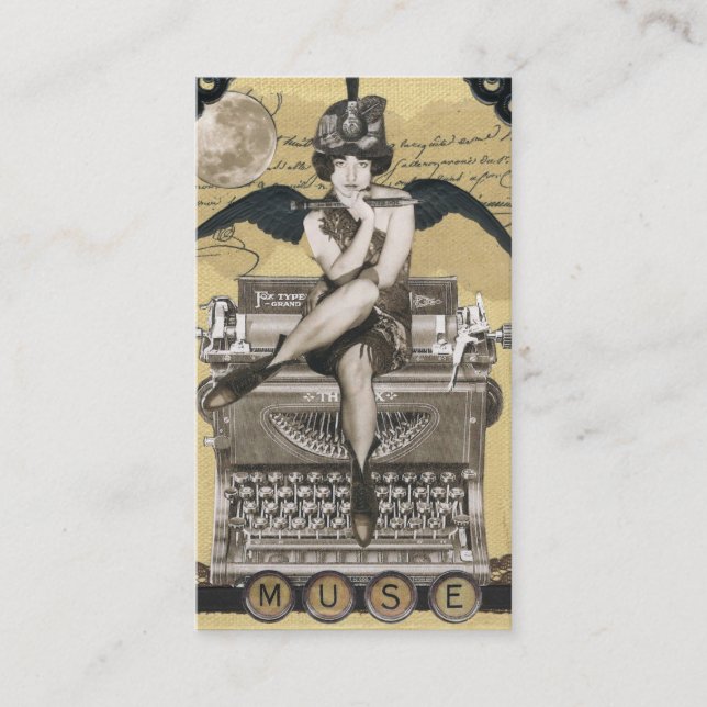 Carte de visite de biscuit de Calliope (Devant)