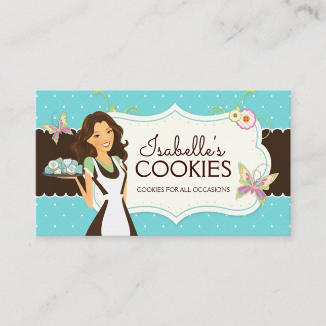 Carte de visite de biscuits Whimsical (Devant)