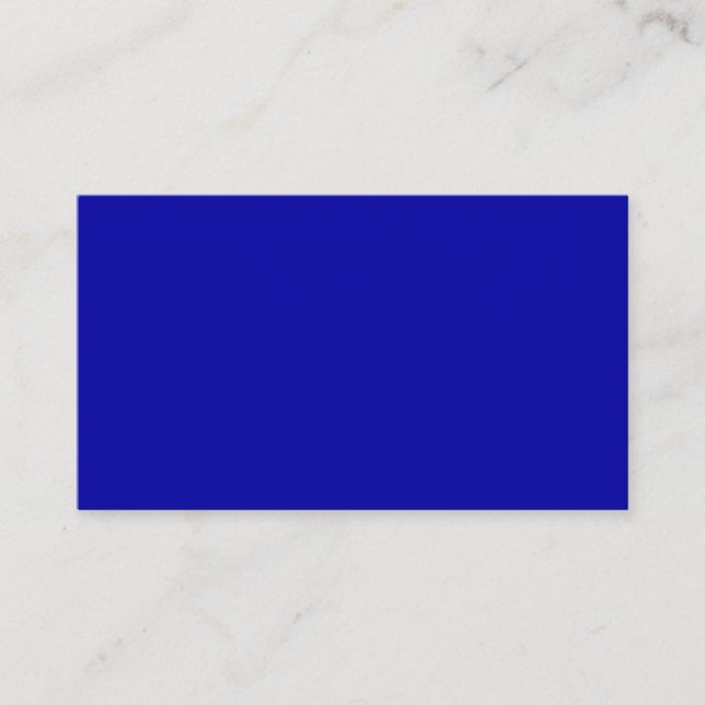 Carte de visite de bleu de la terre (Devant)