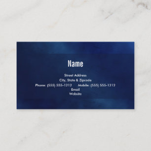 Carte de visite de bleus