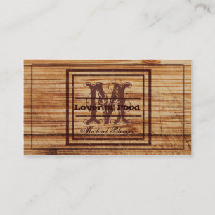 Carte de visite de Blogger de nourriture
