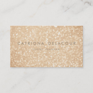 Carte de visite de Bokeh d'étincelle de parties