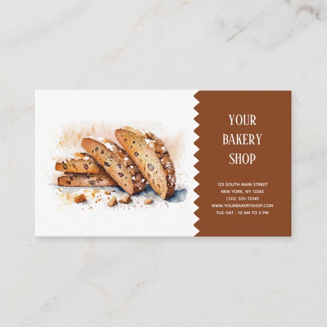 Carte de visite de boulangerie (Devant)
