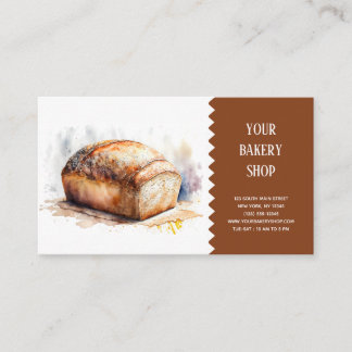 Carte de visite de boulangerie