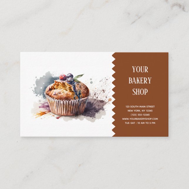 Carte de visite de boulangerie (Devant)