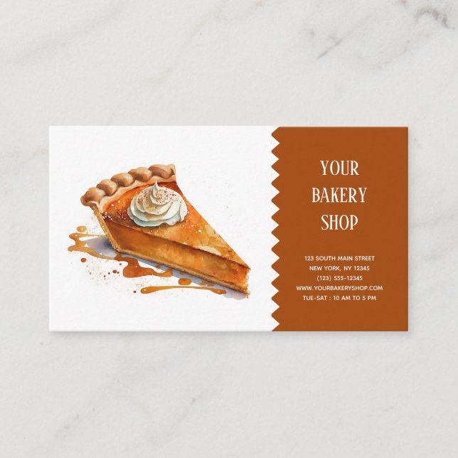 Carte de visite de boulangerie (Devant)