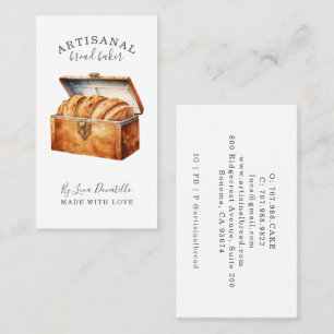 Carte de visite de boulangerie artisanale
