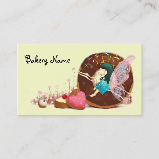 Carte de visite de boulangerie Fairy (Devant)