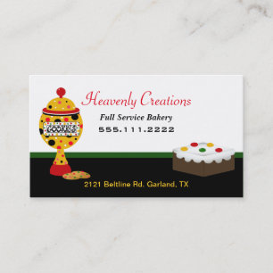 Carte de visite de boulangerie Rasta Colours