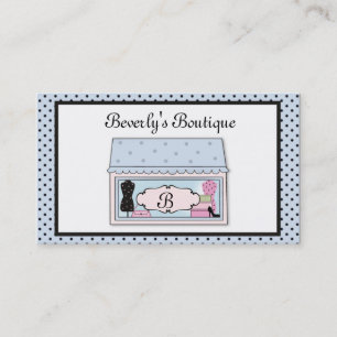 Carte de visite de boutique