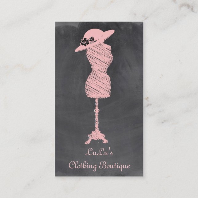 Carte de visite de boutique de magasin de (Devant)