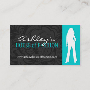 Carte de visite de boutique de mode