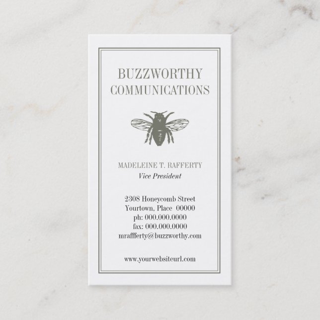 Carte de visite de Buzzworthy (Devant)