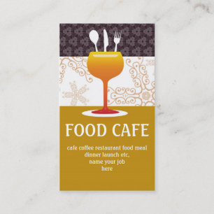 carte de visite de café