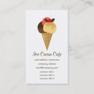 Carte de visite de café