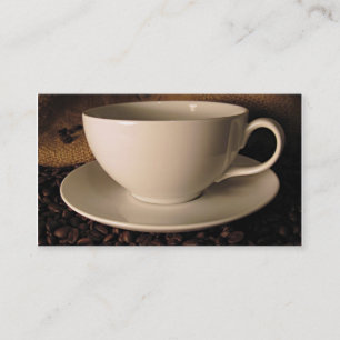 Carte de visite de café personnalisé