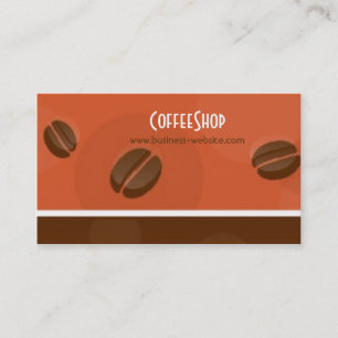 Carte de visite de café-restaurant