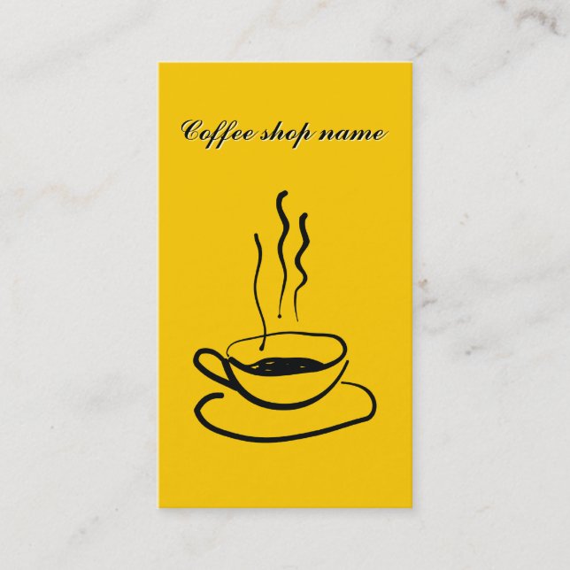 Carte de visite de café-restaurant (Devant)
