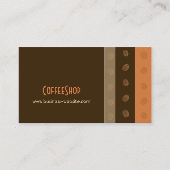 Carte de visite de café-restaurant (Devant)