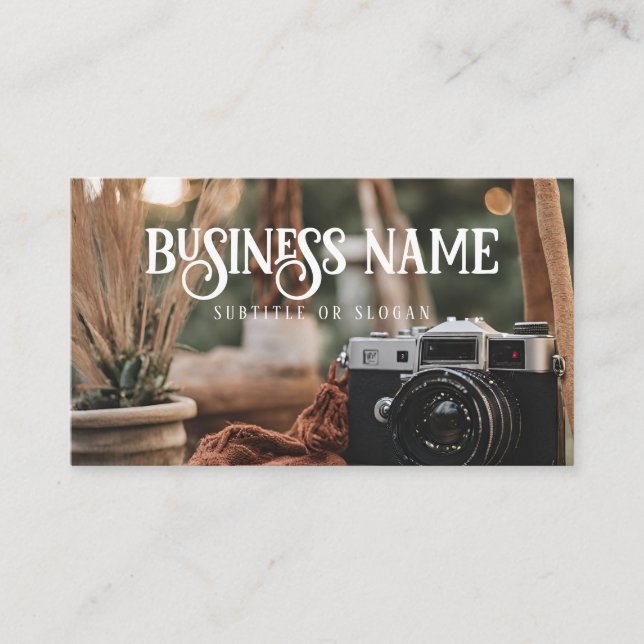 Carte de visite de caméra Boho (Devant)