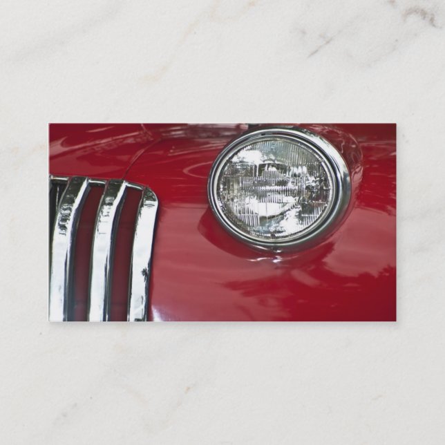 Carte de visite de camion de pompiers (Devant)