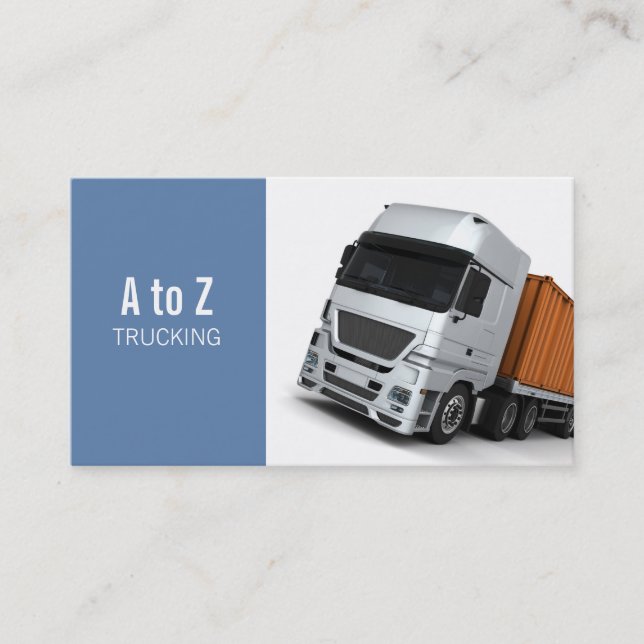 Carte de visite de camionnage (Devant)
