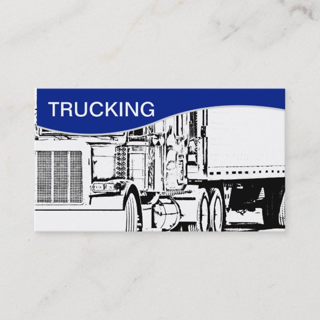 Carte de visite de camionnage (Devant)