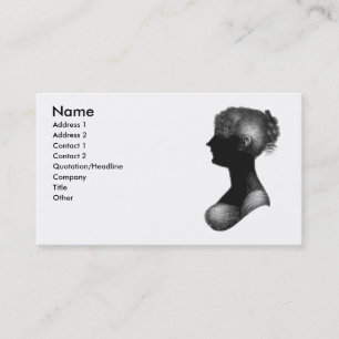 Carte de visite de Cassandra Austen