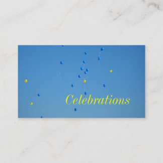 Carte de visite de célébrations