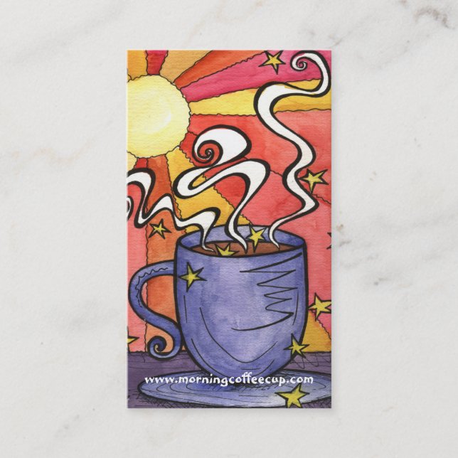 Carte de visite de Chambre de tasse de café du (Devant)