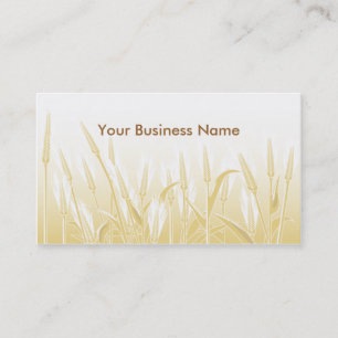 Carte de visite de champ Sunny Wheat