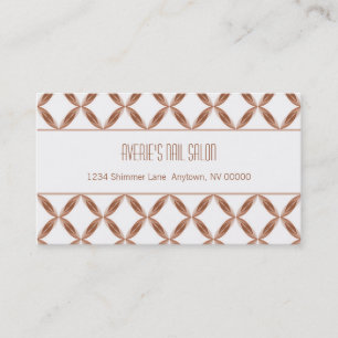 Carte de visite de charme moderne, Latte