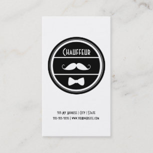 Carte de visite de chauffeur