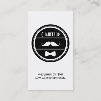 Carte de visite de chauffeur